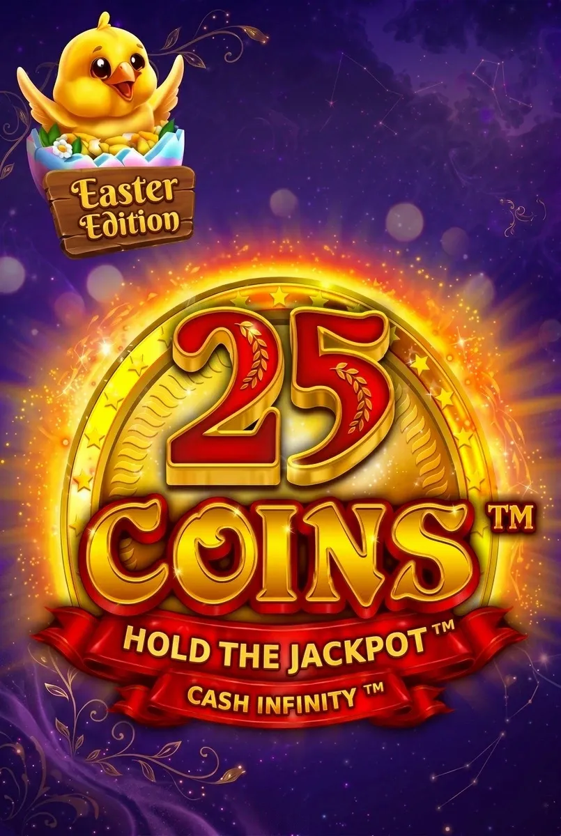 25 coins hold the jackpot cash infinity